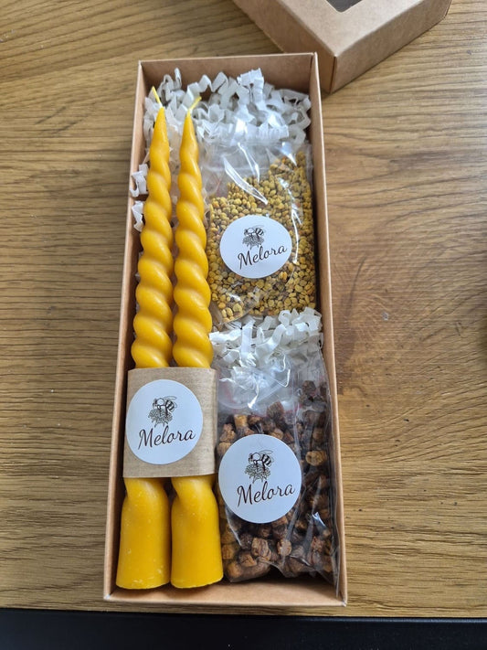 Bičių magija – bičių produktų ir žvakių rinkinys