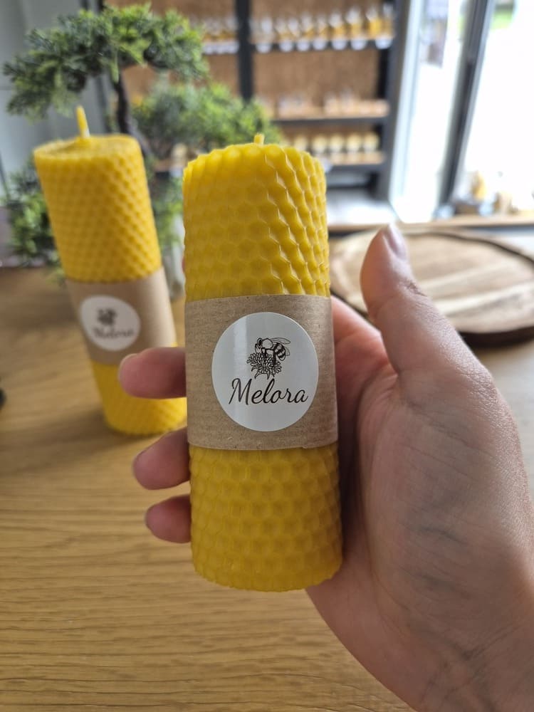 Bičių vaško žvakė "Melora"