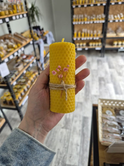 Advento bičių vaško laiptinių žvakių rinkinys